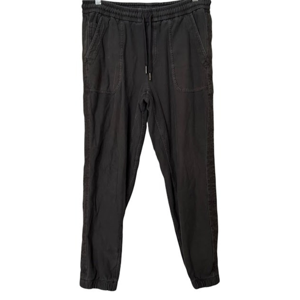 Athleta Farallon Gray Organic Cotton Lightweight Jogger Sweatpants Womens 10